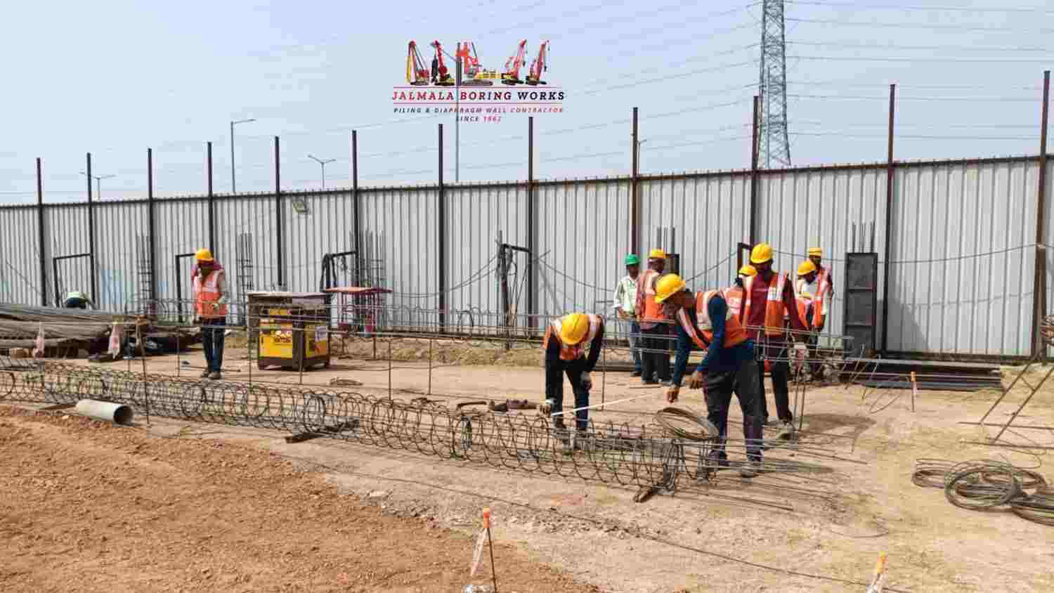 Workforce working with safety and ppe.
