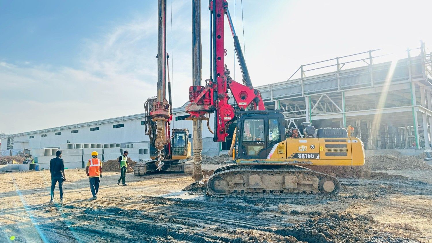 Step 01 – Survey, Setting Out & Guide Casing Installation