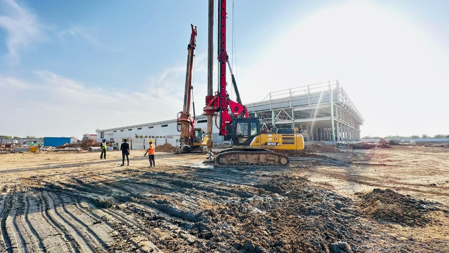 Step 02 – Pile Boring & Excavation