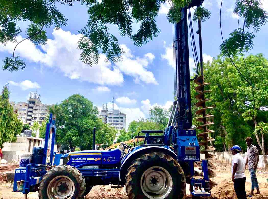 Tractor Mounted Rotary Rig